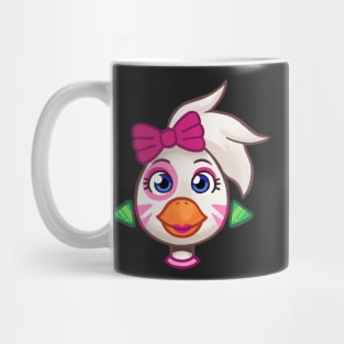 Glamrock Chica Face Sticker Mug